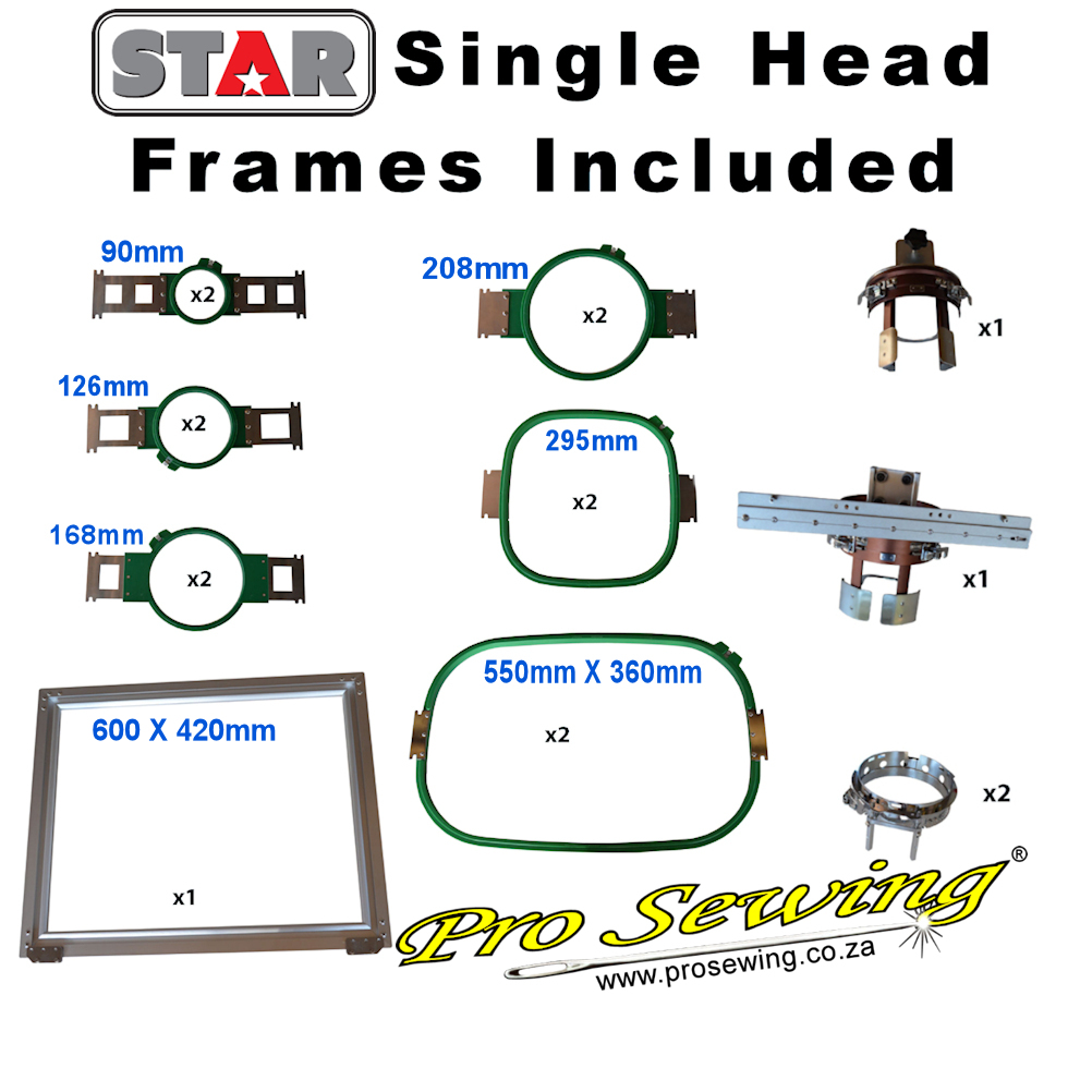 ST1201 STAR 1 HEAD Industrial EMBROIDERY MACHINE - Image 2