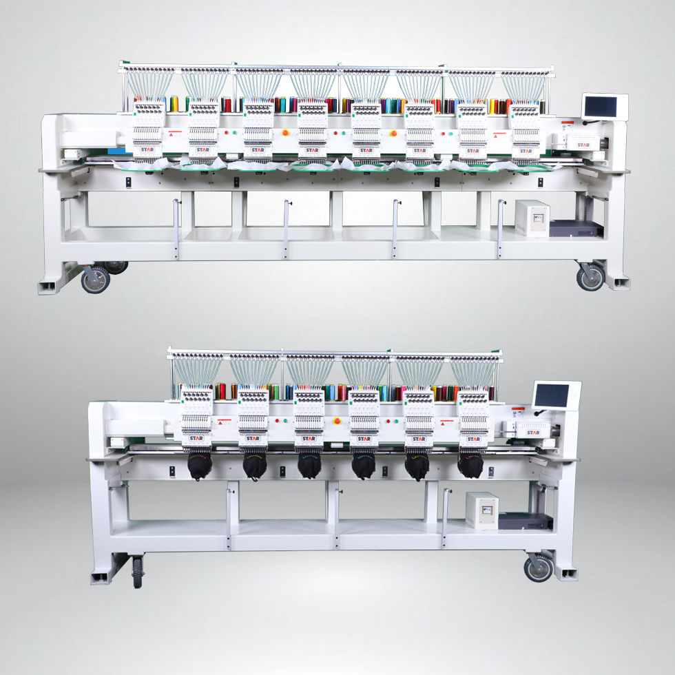 ST1206/ST1208 STAR 6/8 HEAD INDUSTRIAL EMBROIDERY MACHINE